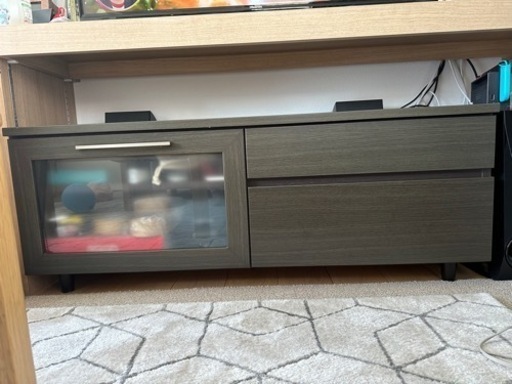 ニトリ テレビ台 ローボード 120cm幅  コパン ダークブラウン 家具 収納
