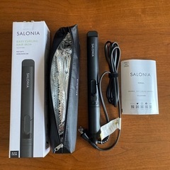 新品　SALONIAヘアーアイロン