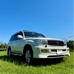 ランドクルーザー100 ガソリン　レカロシート　ヒッチメンバー　...