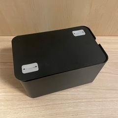【取引中】エレコム ケーブルボックス　黒