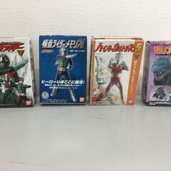 🐱【レア品！】①ゴジラ ②仮面ライダー新1号 ③ウルトラマン  ④仮面ライダー新1号の画像