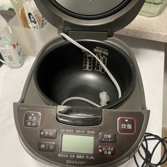シャープ 炊飯器  5.5合 シルバー KS-S10J-S