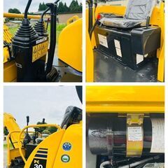 KOMATSU コマツPC30FR-1 (ヤンマー VIO 30 OEM) ● 油圧ショベル ユンボ ● 1562 時間 ● 3Tクラス●ゴムクローラー ●倍速付きの画像