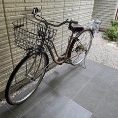 自転車　27インチ　後輪パンクあり　キズ　錆あり