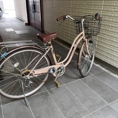 自転車　27インチ　後輪パンクあり　キズ　錆ありの画像