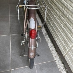 自転車　27インチ　後輪パンクあり　キズ　錆ありの画像