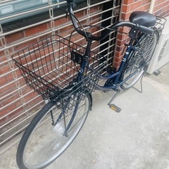 【池上店】 カスタネット　castanet 自転車　シティバイク　シティサイクル　サイクルスポット　街乗り　町乗り　ちょい乗り　ママチャリ　かご　カゴ　付き　ライト　26インチ　の画像