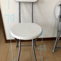 ⭐︎お取引き中⭐︎ニトリの折りたたみイス　2脚の画像
