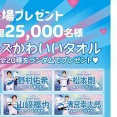 かわいいタオル　ファイターズ　清宮幸太郎の画像