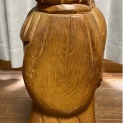 木彫り　布袋様の画像