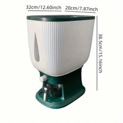 【美品】米ディスペンサー収納容器❤10k　米びつ　大容量　防湿　防虫　保存容器　米桶の画像