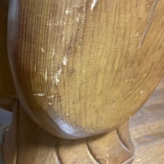 木彫り　布袋様の画像