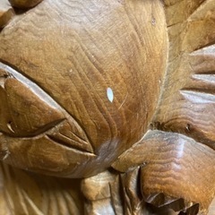 木彫り　布袋様の画像