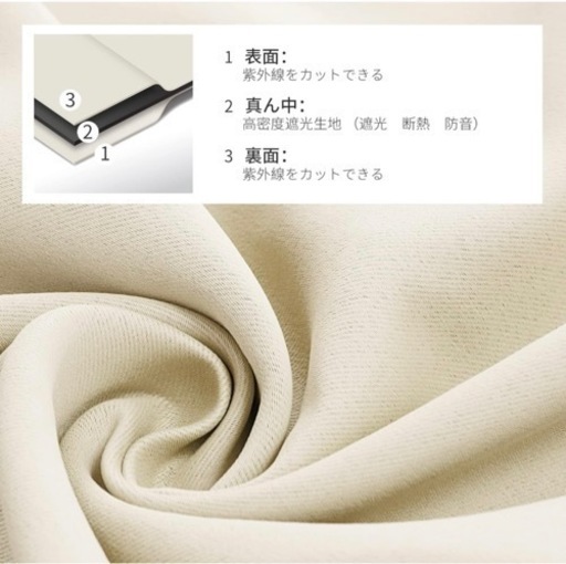 Deconovo 遮光カーテン 丈230cm 3枚入