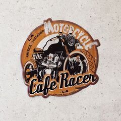 アンティークエンボスプレート レクト★Cafe Racer