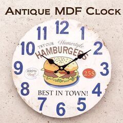 【壁掛時計】アンティークMDFクロック Best HAMBURG...