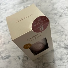 数回使用　ステンレスタンブラー　桃色