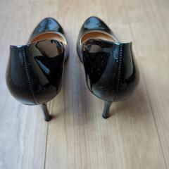 【新品】23cm LANVIN（ランバン）ハイヒール　黒パンプスの画像