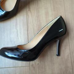 【新品】23cm LANVIN（ランバン）ハイヒール　黒パンプスの画像