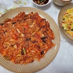 7/13お昼　本格レンタルキッチンで韓国料理の画像