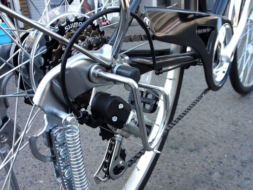 ARPEGE 27インチ シティサイクル ブラック/黒 6段変速 鍵付き 荷台・カゴ付き 自転車 ママチャリ 札幌市 中央区 南12条