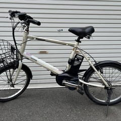 レンタサイクル店で使用していた自転車。Panasonic リトル...