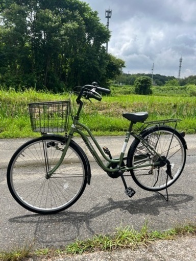 名古屋市内配達無料26インチ6段変速シティーサイクルママチャリ