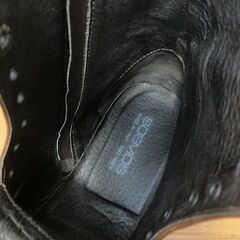 【美品】ボエモス(BOEMOS)イタリア製 サイドジップレザーブーツの画像