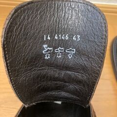 【美品】ボエモス(BOEMOS)イタリア製 サイドジップレザーブーツの画像
