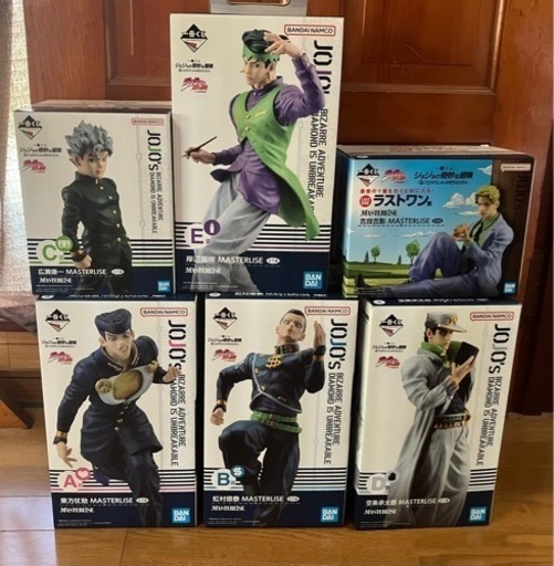 一番くじ　ジョジョの奇妙な冒険　フィギュアコンプセット