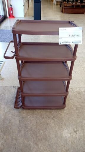 ★ジモティ割あり★  シューズラック ブラウン H84×D31×W56 クリーニング済み TJ7045