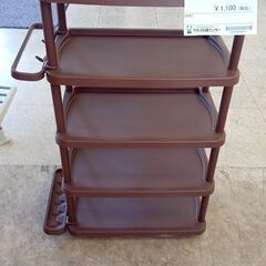 ★ジモティ割あり★  シューズラック ブラウン H84×D31×...