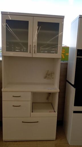 ★ジモティ割あり★ ニトリ レンジボード 白 H180×D40×W80 クリーニング済み TJ7047