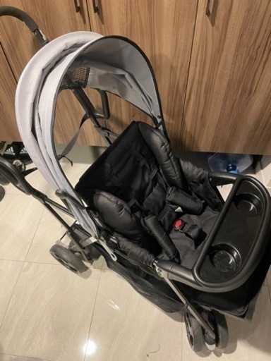 美品　Nebio アミティエF 二人乗りベビーカー　カトージ