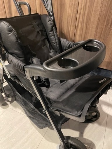 美品　Nebio アミティエF 二人乗りベビーカー　カトージ　