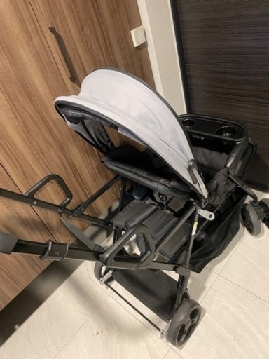 美品　Nebio アミティエF 二人乗りベビーカー　カトージ　