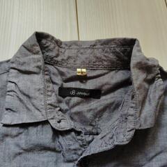 レディース　シャツ　サイズS　七分袖　シワ加工の画像