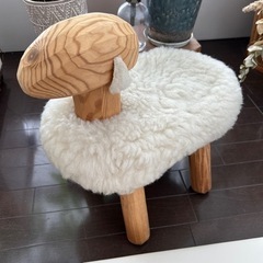 北欧 puu ja puu/プーヤプー 子羊/Mee 羊型スツールの画像