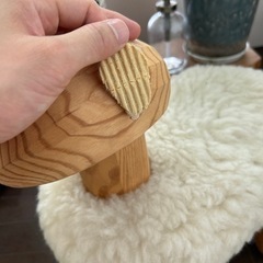 北欧 puu ja puu/プーヤプー 子羊/Mee 羊型スツールの画像