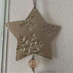 ドイツ　クリスマスマーケット購入　オーナメント　星の画像