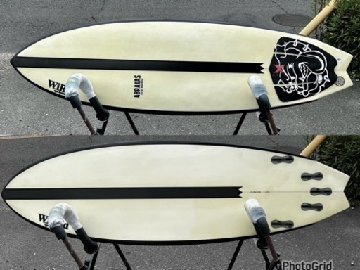 美品 アブラクサス サーフボード  5’7 EPS 小波 ABRAXAS SURFBOARDS