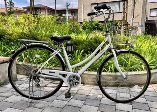 あさひ トラッドラインWリミテッド-M 27インチ 6段変速 オートライト シティサイクル ママチャリ 自転車