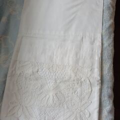 【未使用】レース飾り付き　ウォールポケットの画像