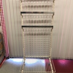 店舗用商品棚　商品陳列ワゴン　什器