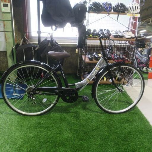 27インチ シティーサイクル 自転車  6段変速 アウトレット 現状販売