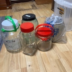 決定【無料】漬け物瓶　梅酒瓶