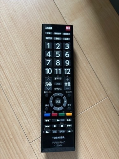 TOSHIBA  液晶テレビ32型　2018年製　32S22