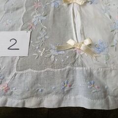 【未使用】②花柄刺繍の可愛いティッシュBOXカバーの画像