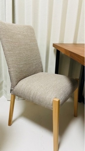 【受付終了】169.定価2万円 ニトリ傷・汚れに強いファブリック ダイニングチェア(Nコレクション C-10 NA/NSF-BE) 商品コード 2110100003943  ☆以下検索ワード　ニトリダイニングチェア 椅子　ダイニングチェア　IKEA ナフコ　Francfranc カリモク 椅子