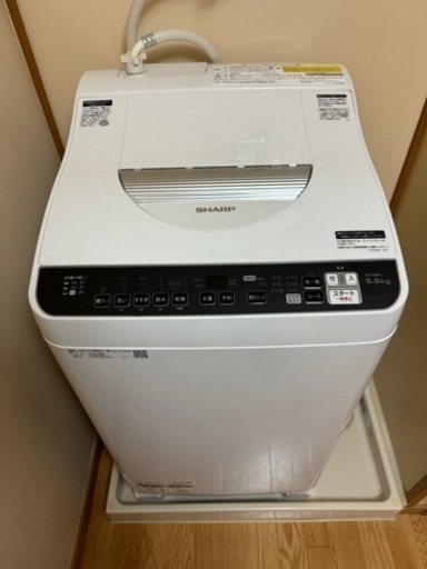 【美品】ES-TX5FJ-W 家電 生活家電 洗濯機